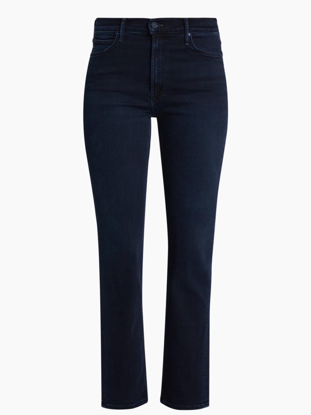 MOTHER The Dazzler Mid-Rise Ankle Straight-Leg Jeans in Chip On My Shoulder 31